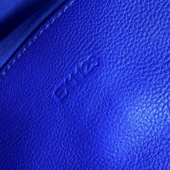 Givenchy Obsedia Medium Flap Pebbled Calfskin Satchel Purse Bag Concord Purple - Picture 11 of 15